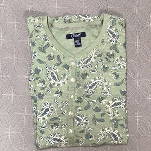 Chaps long sleeve knit top.